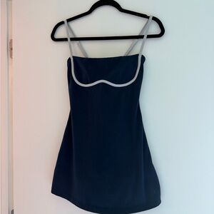 ALO Yoga Navy Blue Tennis Dress